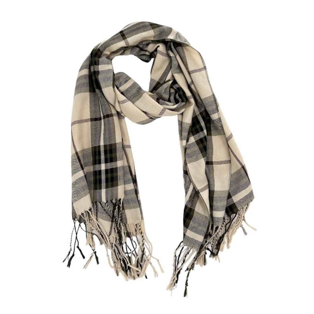 Nicole Marciano Plaid Scarf